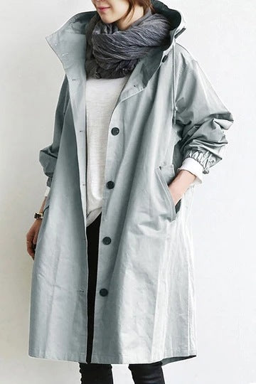 Echoarchiv | Trenchcoat - stilvoller langer Damenmantel