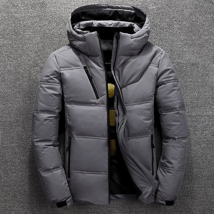Extra Warme Abnehmbare Winterjacke mit Kapuze