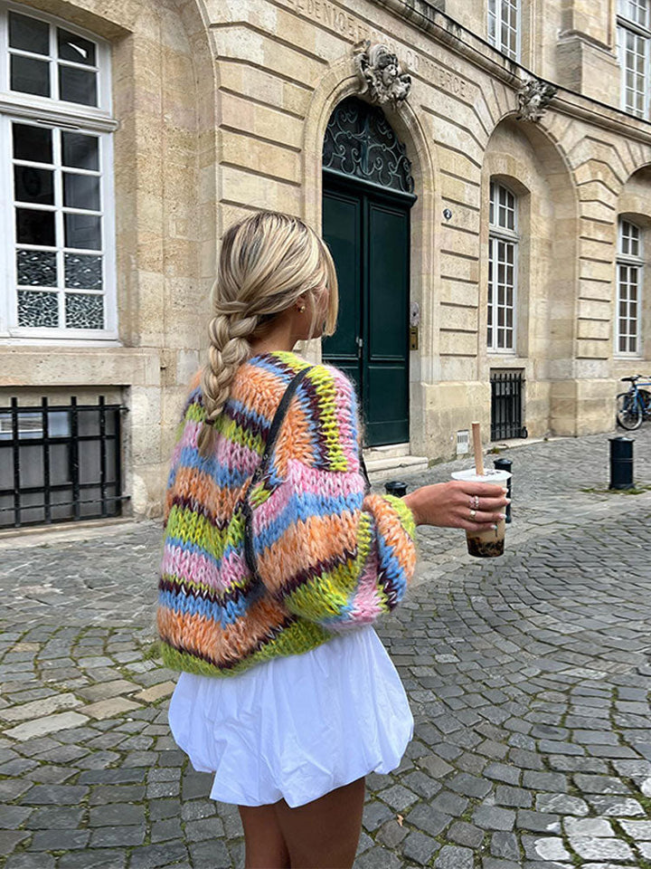 Echoarchiv | Strickjacke Farbenfroh & Fröhlich