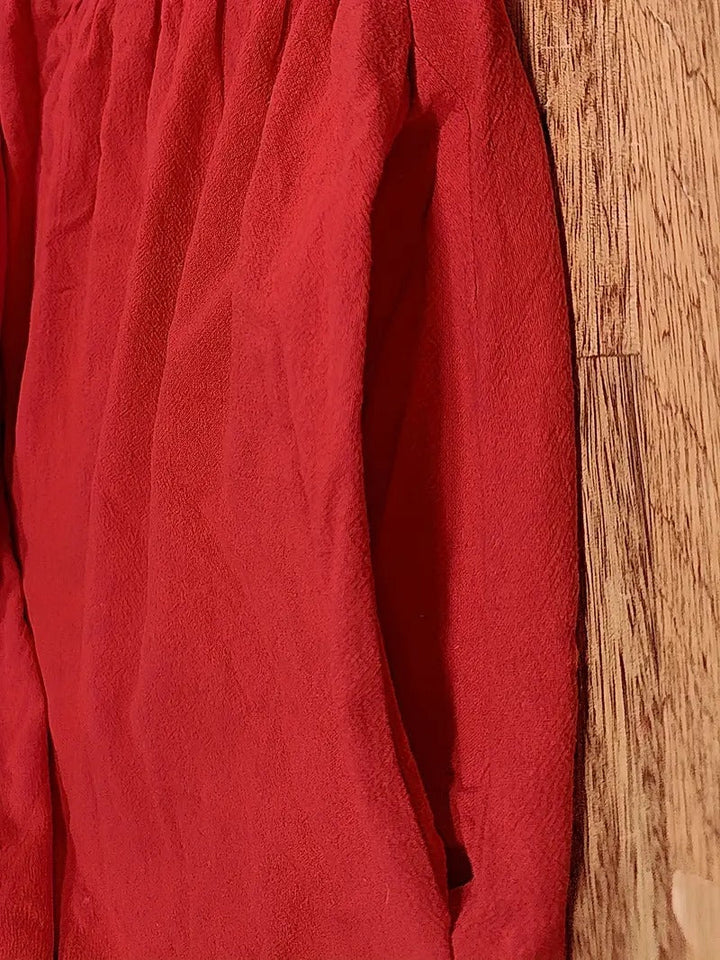 Echoarchiv | Raffinierte Leinen Sommerkleid mit Praktischen Taschen