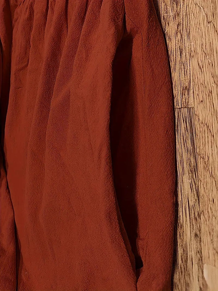 Echoarchiv | Raffinierte Leinen Sommerkleid mit Praktischen Taschen