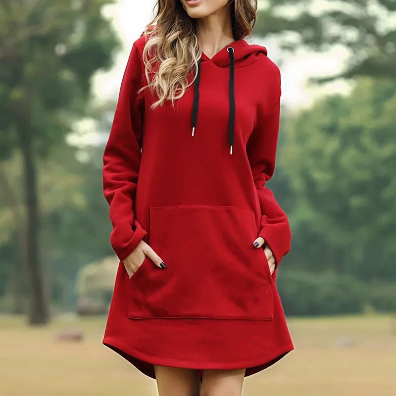 Echoarchiv | Gemütliches Hoodie-Kleid für Damen