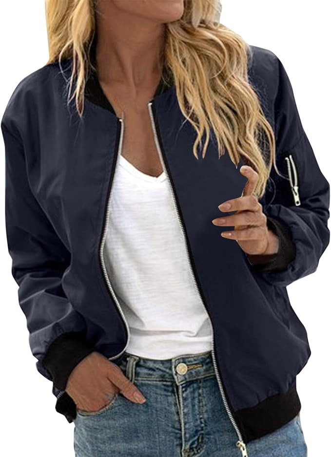 Echoarchiv | Bomberjacke mit Blumenmuster für Damen
