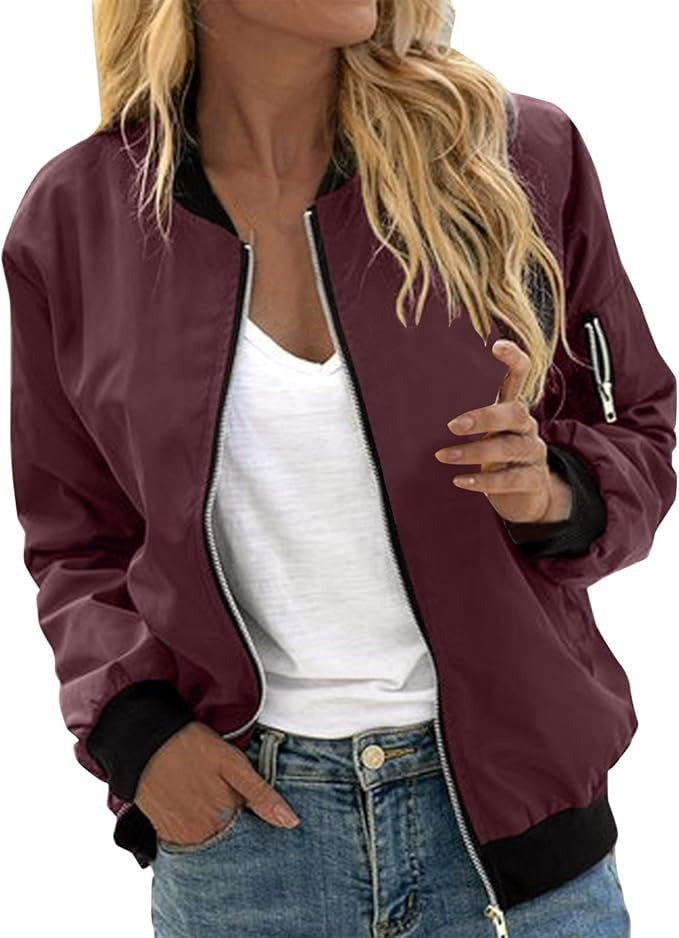 Echoarchiv | Bomberjacke mit Blumenmuster für Damen