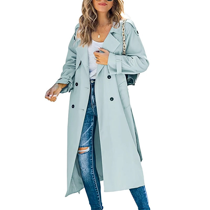 Echoarchiv | Premium Trenchcoat Lang Damen