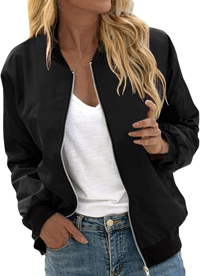 Echoarchiv | Bomberjacke mit Blumenmuster für Damen