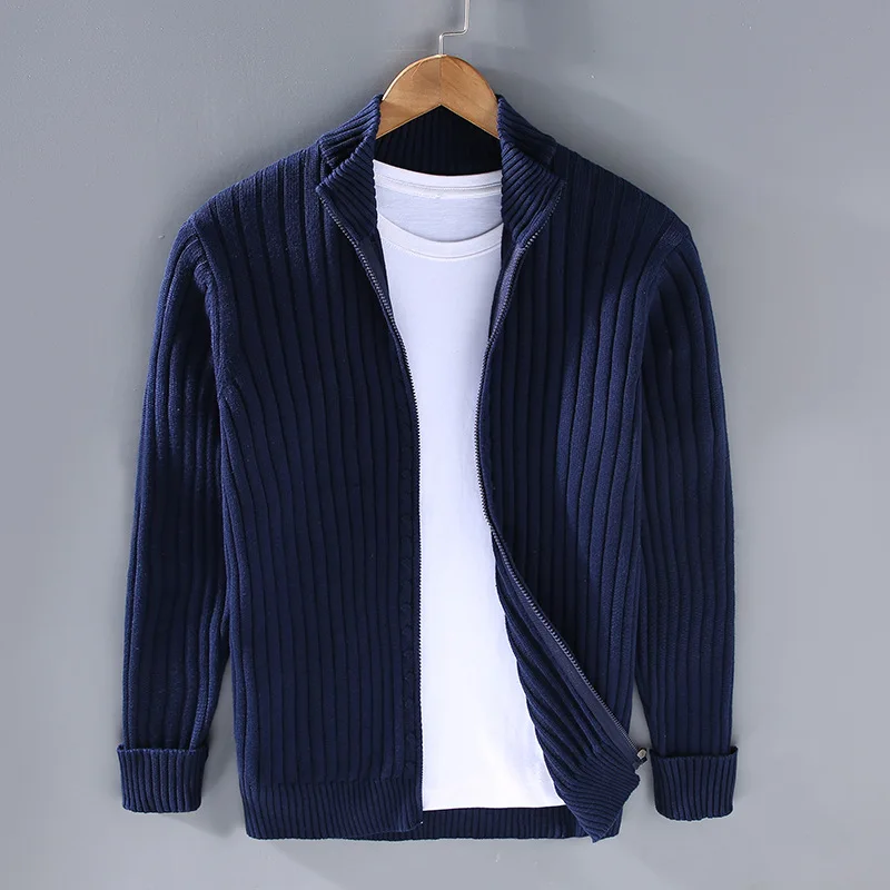 Echoarchiv | Rollkragenstrickjacke für Männer