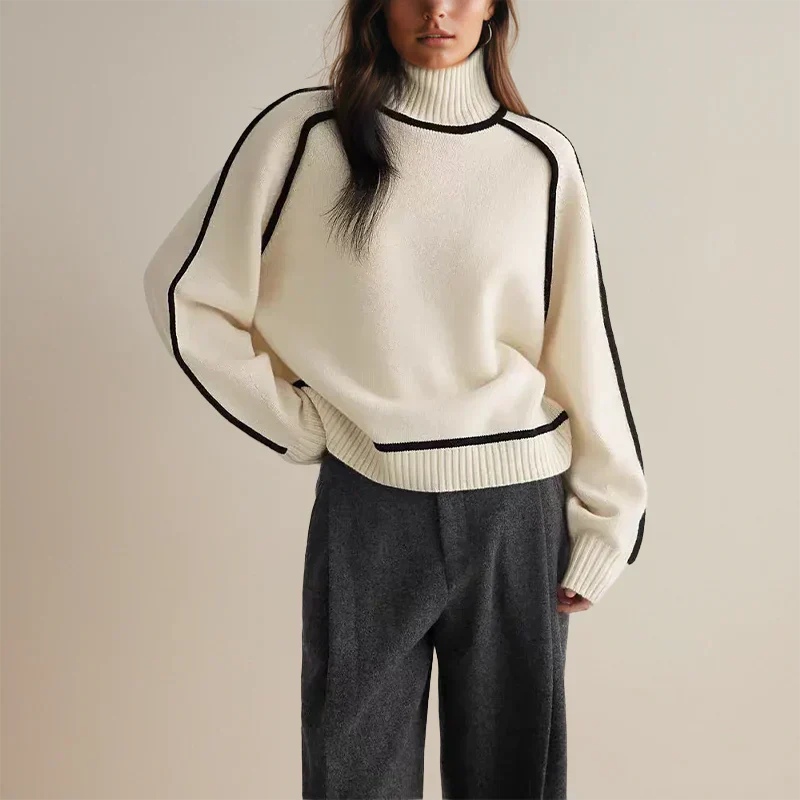 Elegante HerbstPullover In Übergröße – Veloura