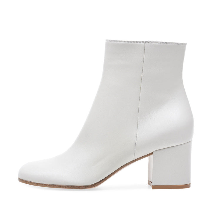 Echoarchiv | Damen Chunky Heel Rund-Toe Mittel-Hügel Stiefel