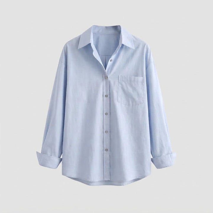 Damen Lockeres Hemd mit kastiger Oversize‑Silhouette und weicher Baumwollmischung Echo Archiv