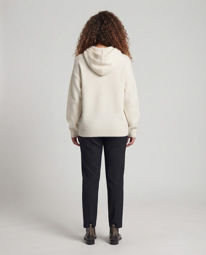 Damen Oversize-Kapuzenpullover in Mohair‑Optik mit gedroppten Schultern Echo Archiv