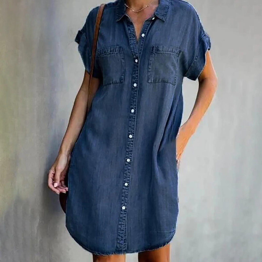 Echoarchiv | Elegantes Denim Kleid
