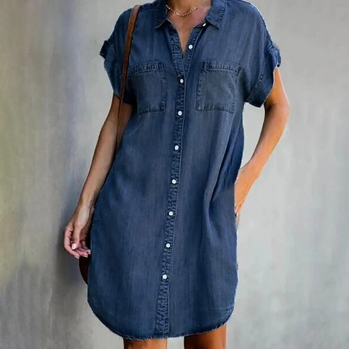 Echoarchiv | Elegantes Denim Kleid