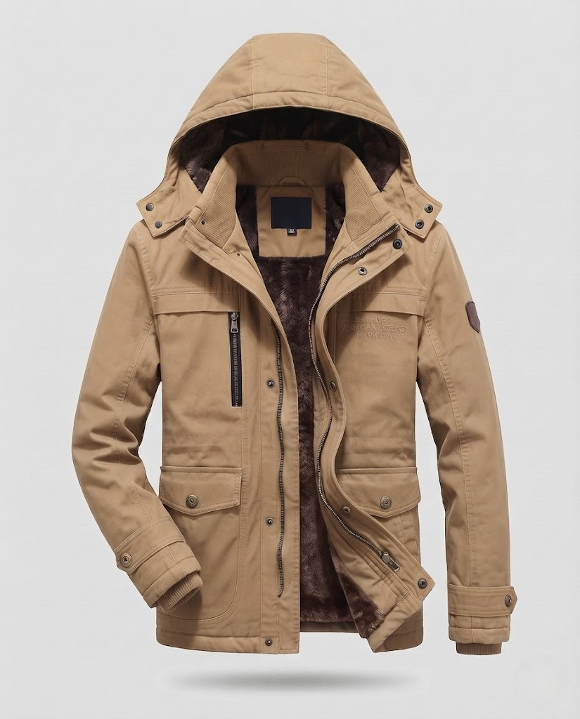 Herren Warme Funktionsjacke mit Fleece-Futter Echo Archiv