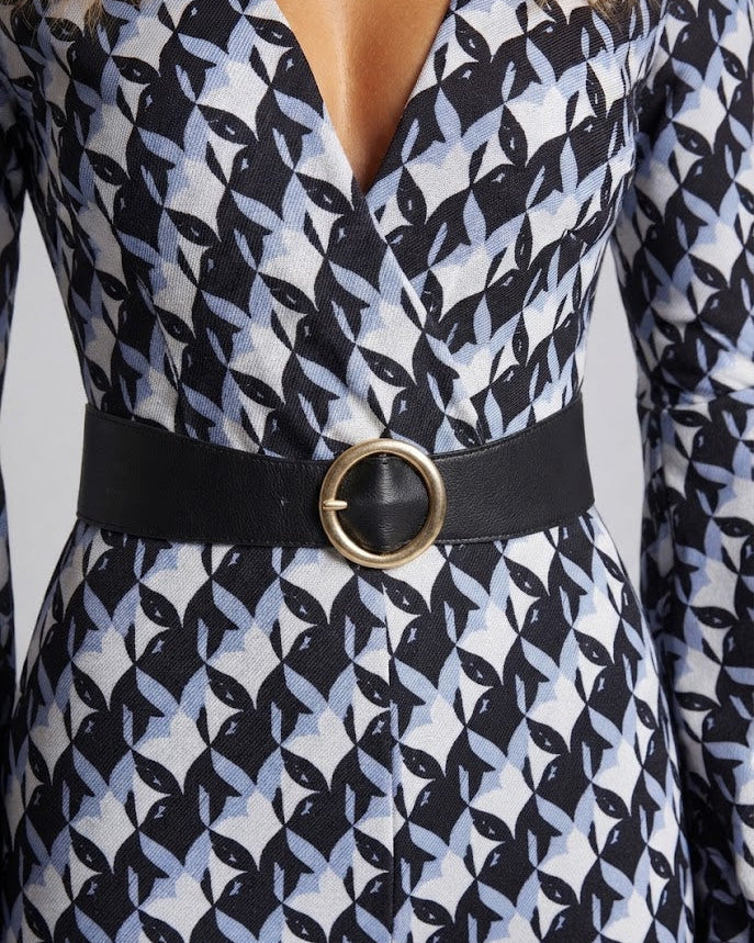Damen Designer Jumpsuit mit weitem Ärmel Echo Archiv