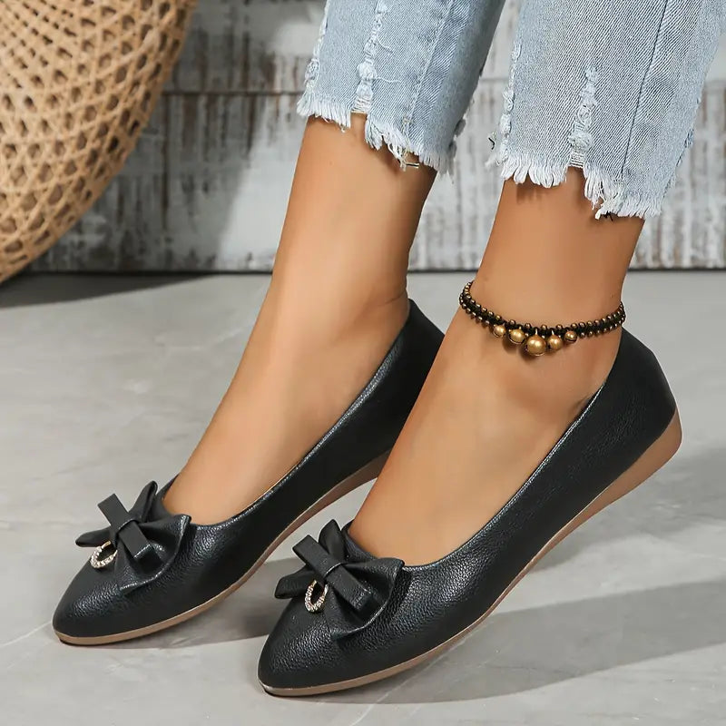Echoarchiv | Damen Schicke Schleifen Puppe Schuhe Elegant