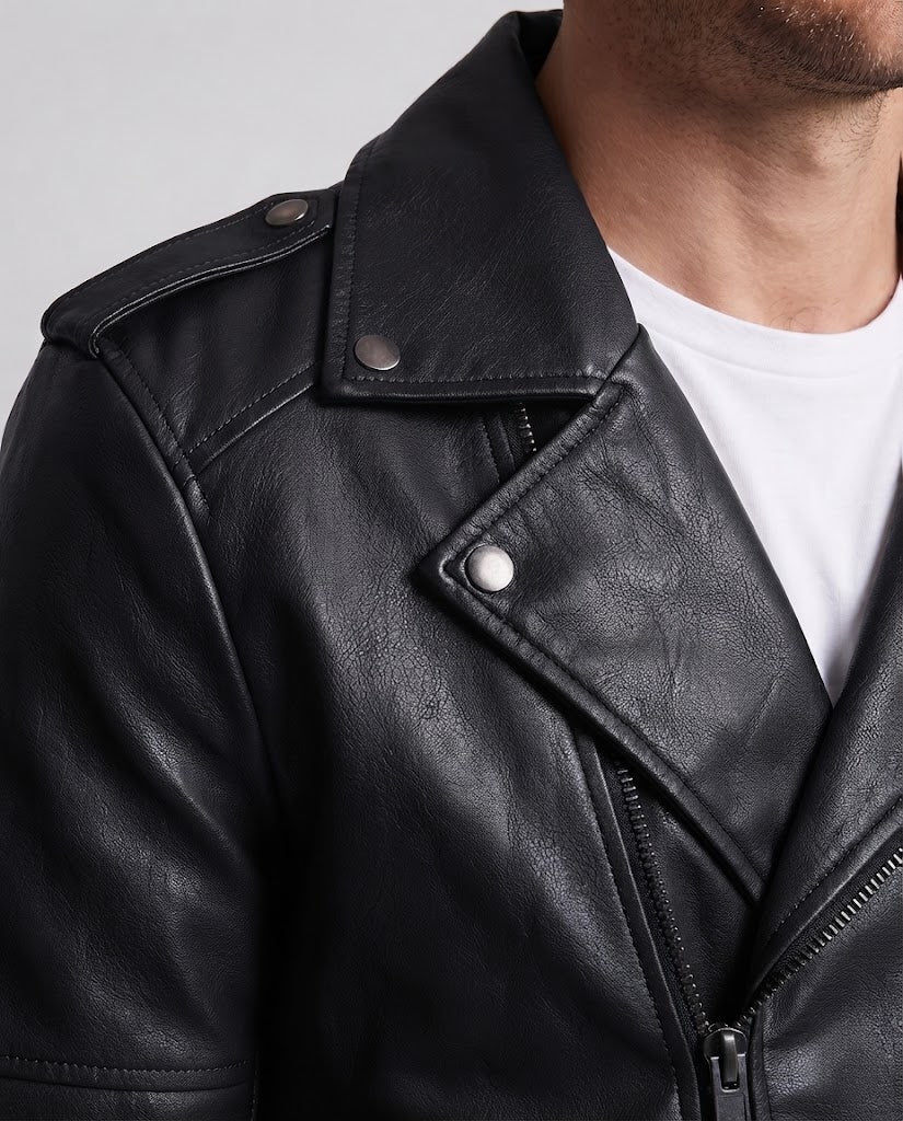 Herren Modische Bikerjacke Echo Archiv