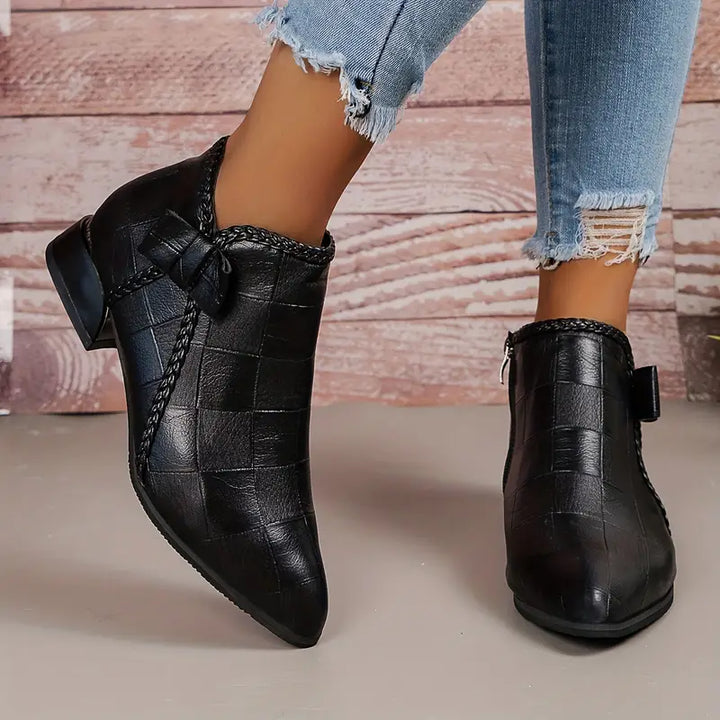 Echoarchiv | Damen Niedrig Absatz Stiefel Bequem