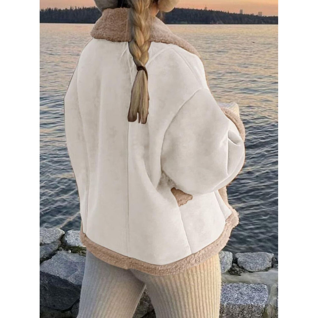 Damen Winterjacke Mit Kragen – Célinea