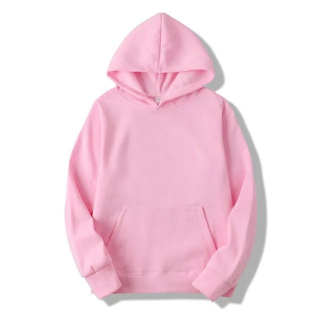 Echoarchiv | Unifarbener Kapuzenpullover Aus Baumwolle Für Frauen