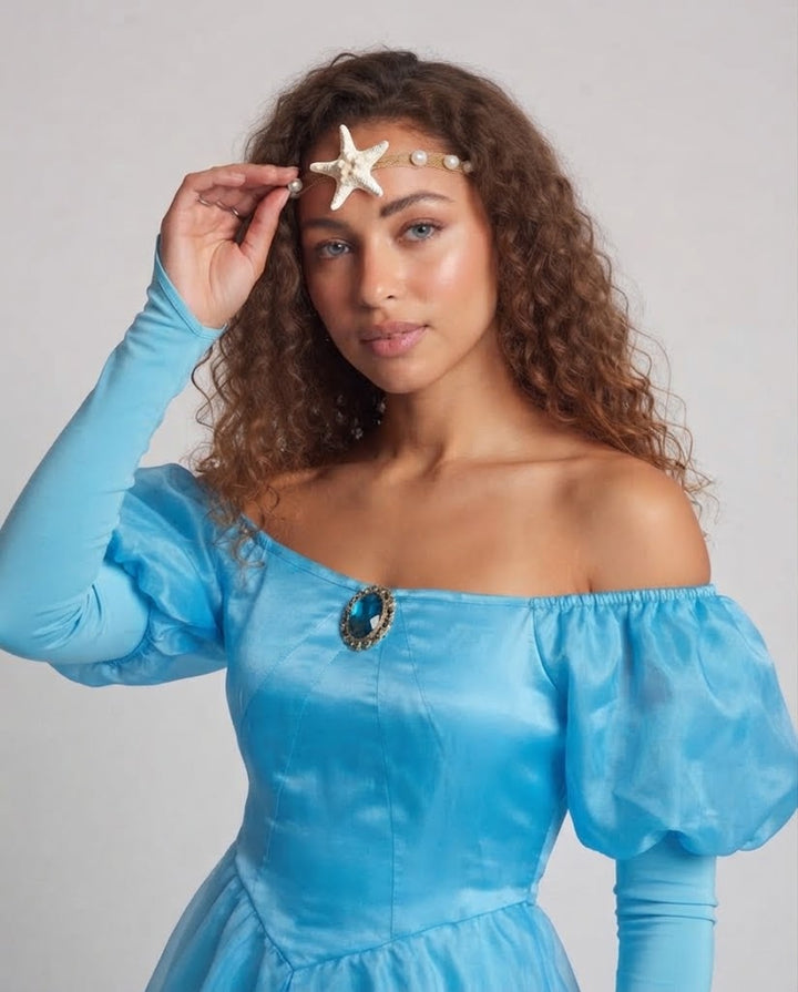 Damen Verzauberndes Ballkleid mit Schimmernden Akzenten Echo Archiv
