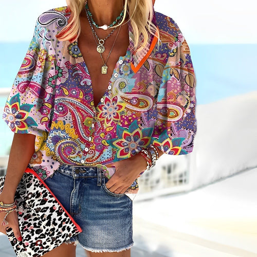 Echoarchiv | Mandala-Print-Shirt