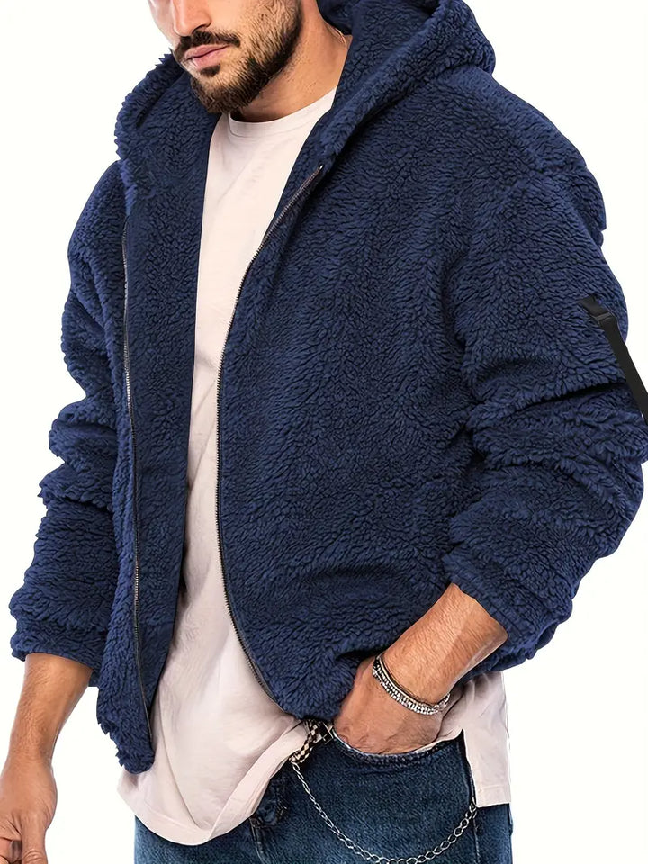 Echoarchiv Teddyjacke mit Reißverschluss für Männer