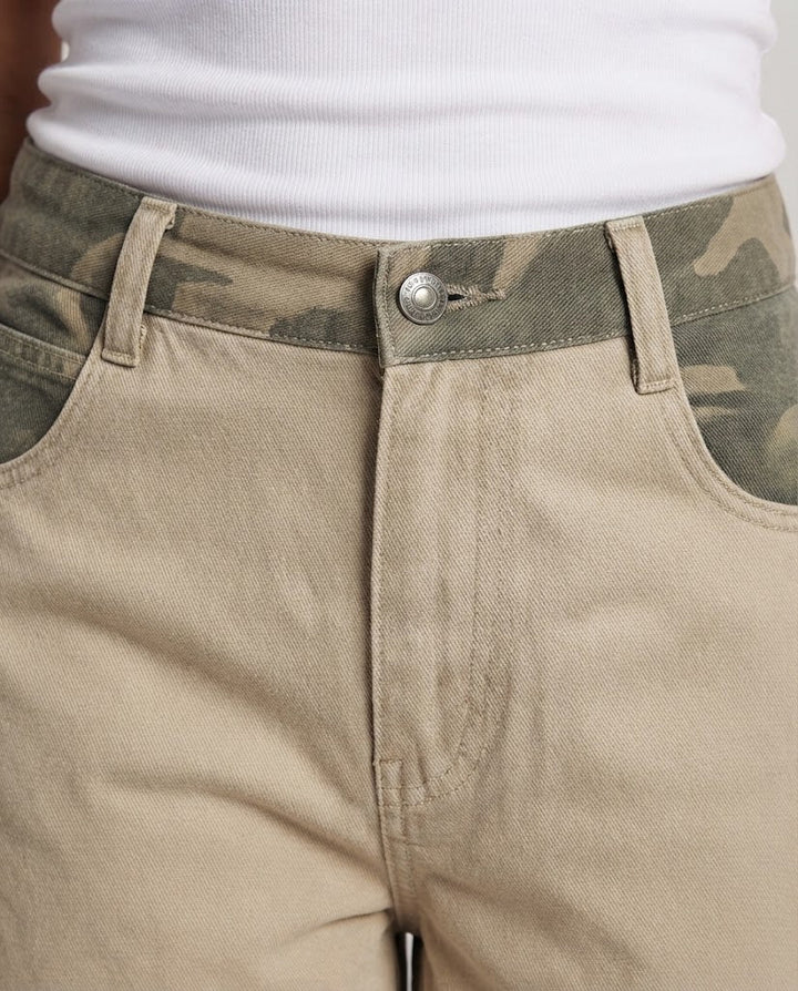 Damen Stilvolle Lockere Cargo-Hosen Echoarchiv