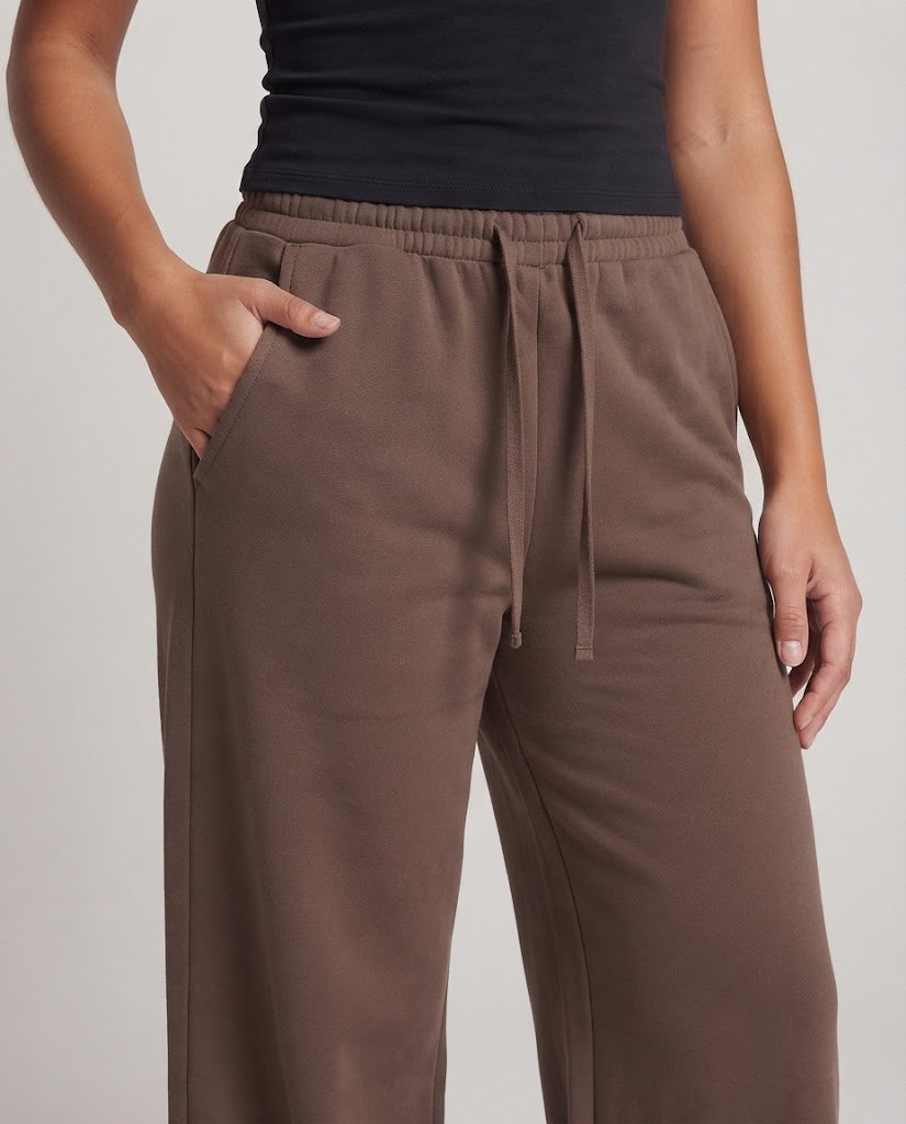 Damen Weite Jogginghose mit hohem Bund und Kordelzug Echo Archiv