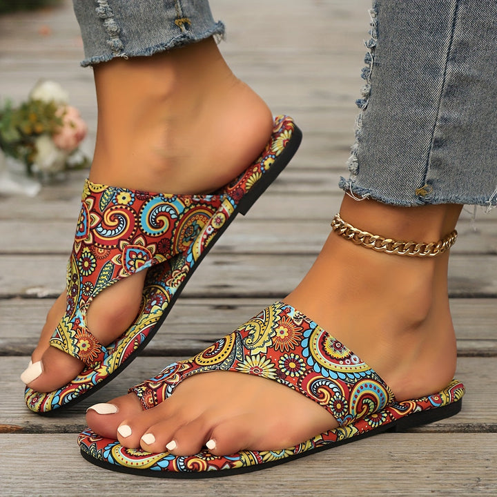 Echoarchiv | Florale Flip Flops für Frauen