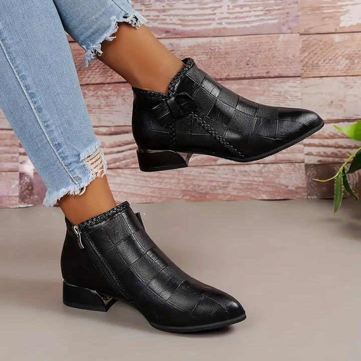 Echoarchiv | Damen Niedrig Absatz Stiefel Bequem