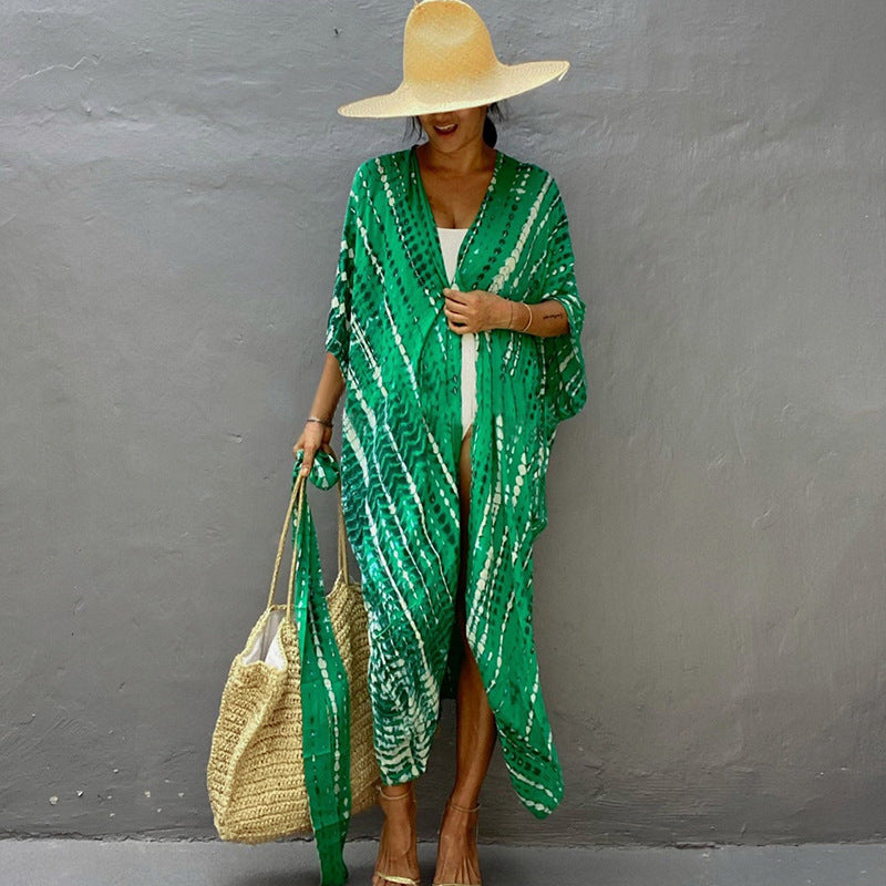 Echoarchiv | Glamouröse Sonnenschutz Resort Strandkleid Cover Up