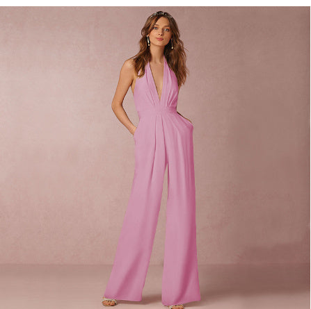 Echoarchiv | Ärmelloser Halterneck Jumpsuit