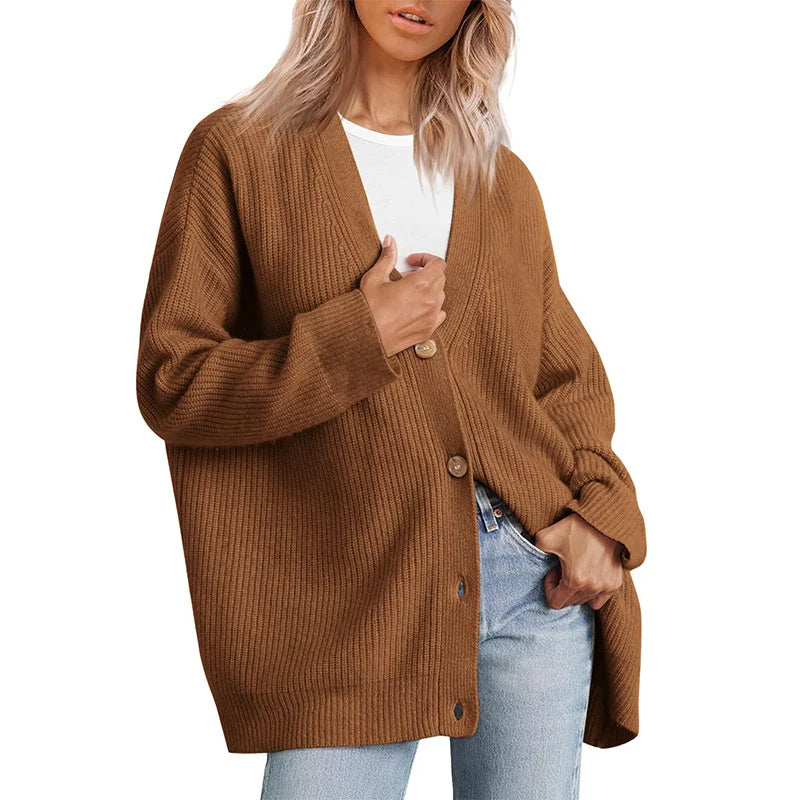 Florinda Cocoon Strickjacke – Veloura