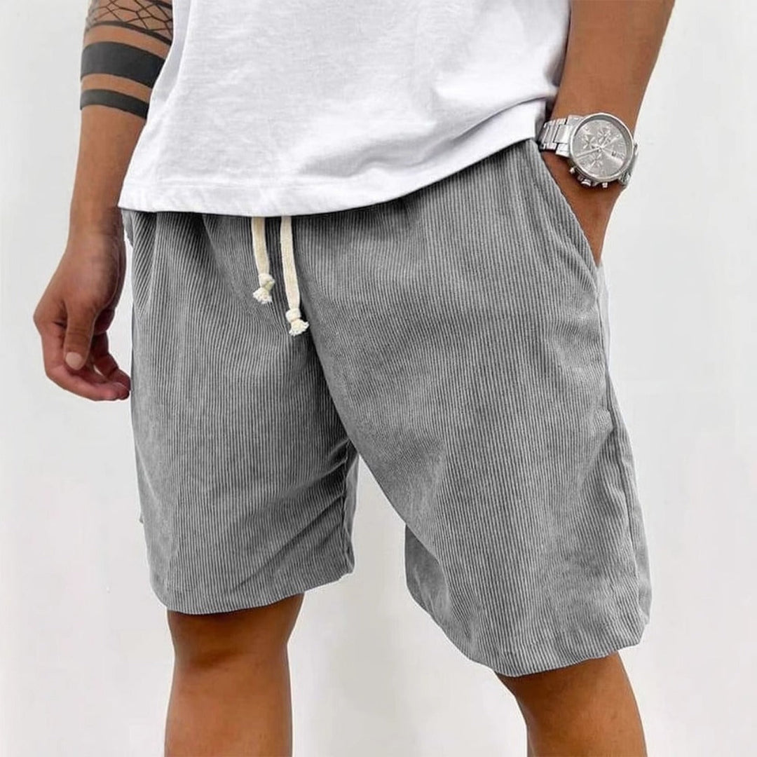 Echoarchiv | Herren Casual Kordelzug Cord Shorts