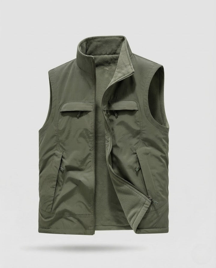 Herren Praktische und wandelbare Fleece-Weste Echo Archiv