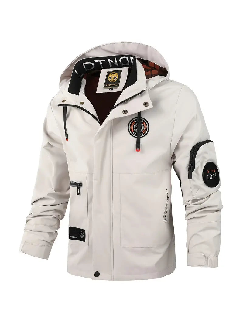 Echoarchiv | Leichte Herren Outdoor-Jacke, winddicht und wasserdicht mit Kapuze