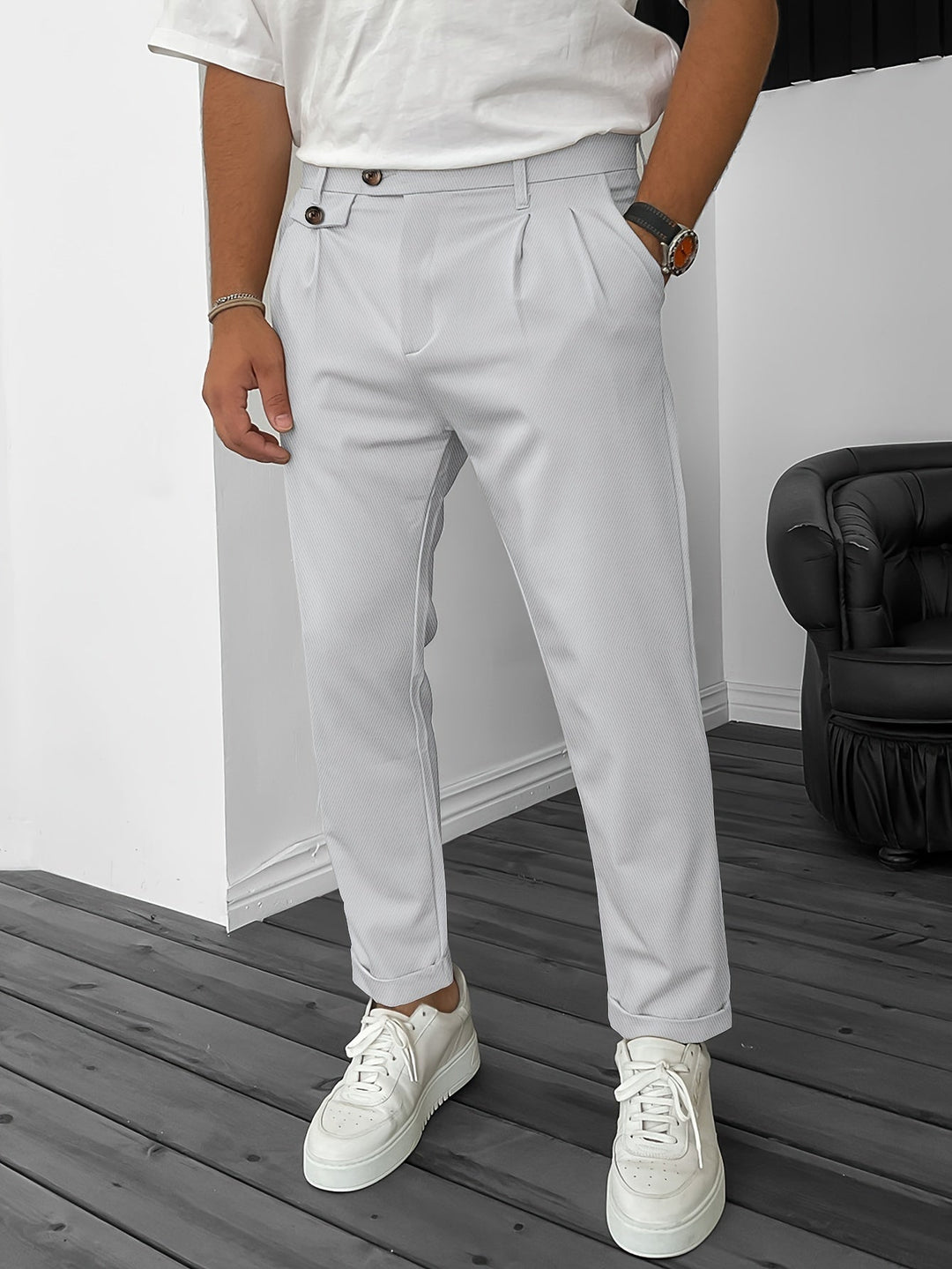 Echoarchiv | Stretch Herrenhose für Geschäftliche Bankette