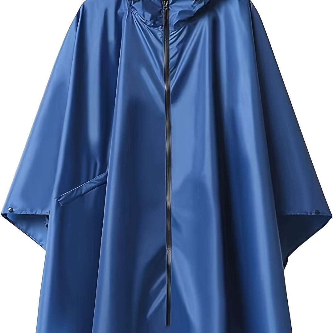 Echoarchiv | Wasserdichter Regenponcho mit Kapuze