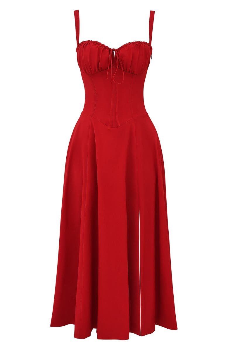 Echoarchiv | Sommerliches Midi Kleid mit Trägern & Schlitz Luftig, Elegant & Perfekt für Warme Tage