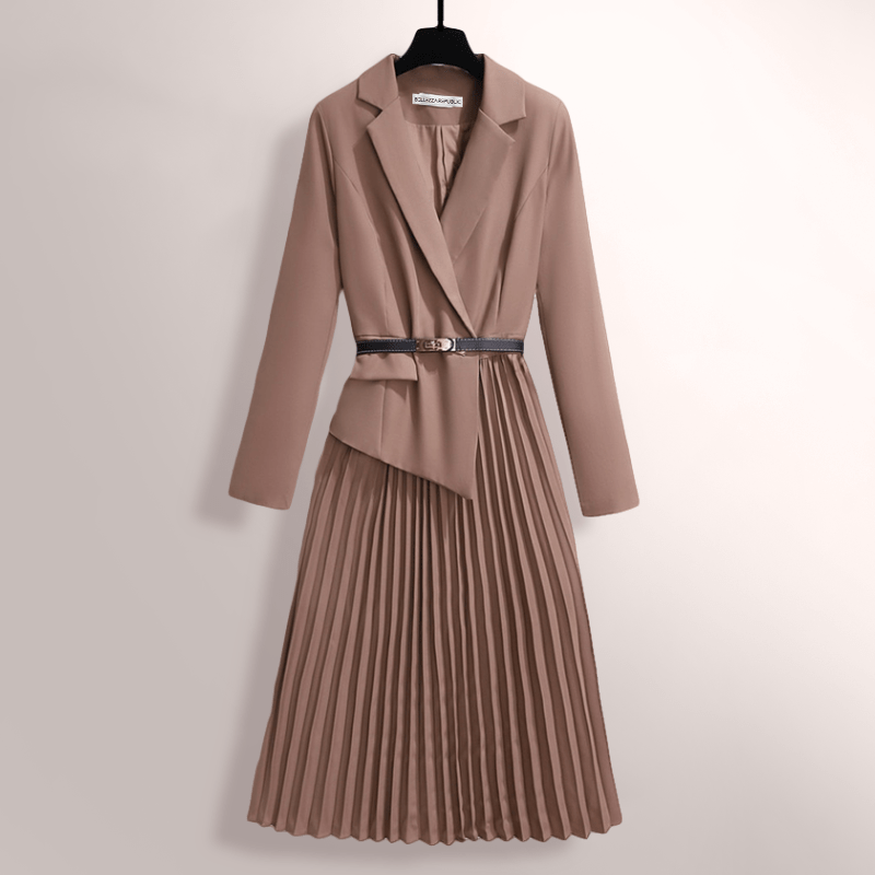 Echoarchiv | Klassische Faltenrock Damen Kleid Zeitlose Eleganz
