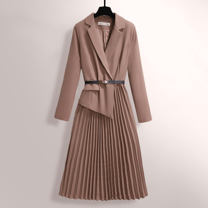 Echoarchiv | Klassische Faltenrock Damen Kleid Zeitlose Eleganz
