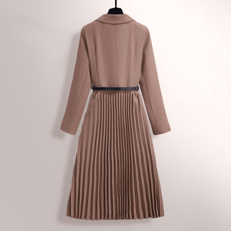 Echoarchiv | Klassische Faltenrock Damen Kleid Zeitlose Eleganz