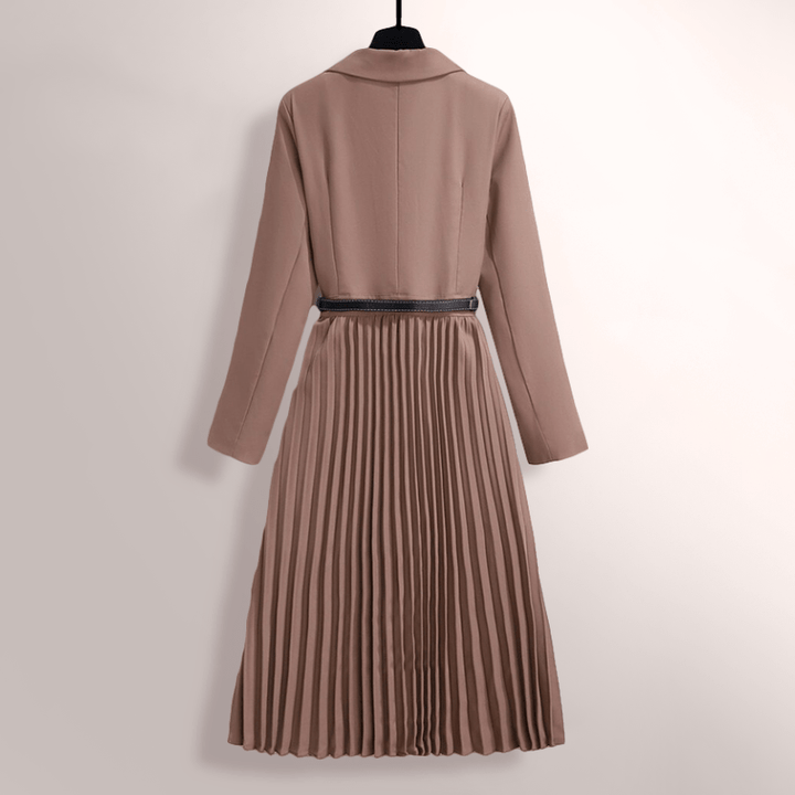 Echoarchiv | Klassische Faltenrock Damen Kleid Zeitlose Eleganz