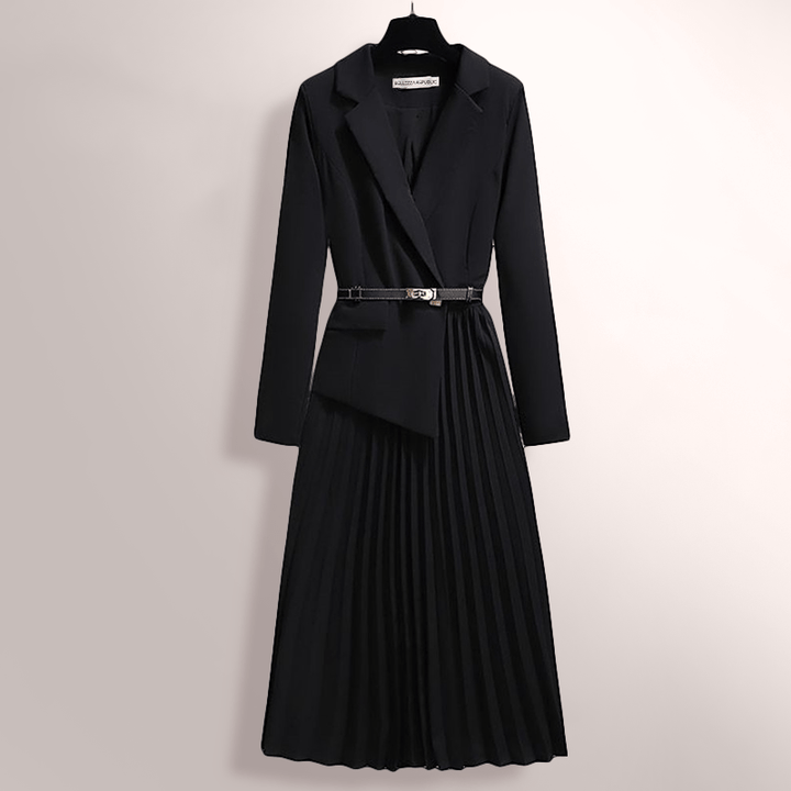 Echoarchiv | Klassische Faltenrock Damen Kleid Zeitlose Eleganz