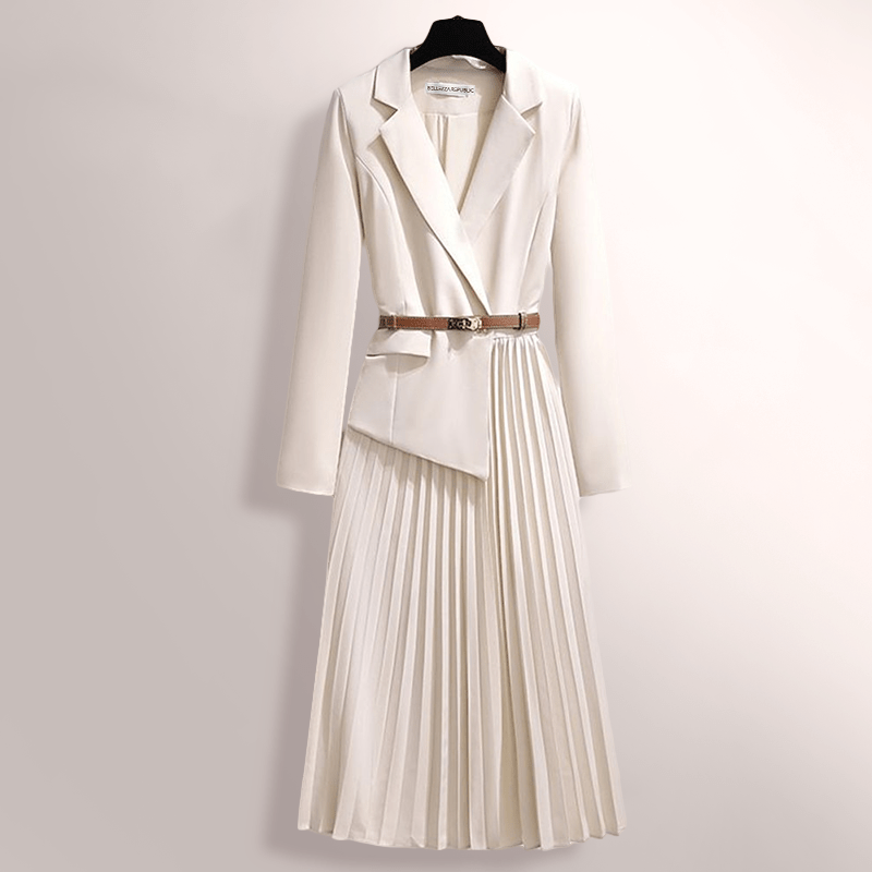 Echoarchiv | Klassische Faltenrock Damen Kleid Zeitlose Eleganz