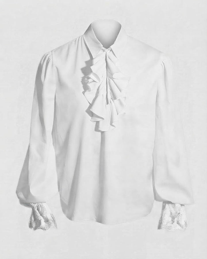 Damen Rüschbluse mit elegantem Kragenbereich Echo Archiv