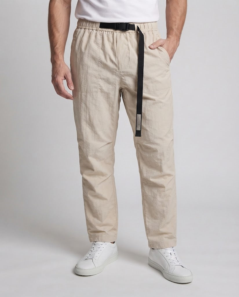 Herren Leichte technische Cargo-Hose mit elastischem Bund und Gurtverschluss Echoarchiv