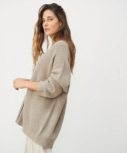 Echoarchiv | Strickjacke aus Kaschmir mit V-Ausschnitt