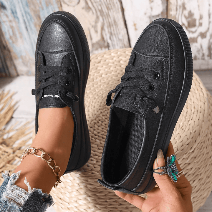 Damen Schnürung Orthopädische Flache Schuhe Echoarchiv